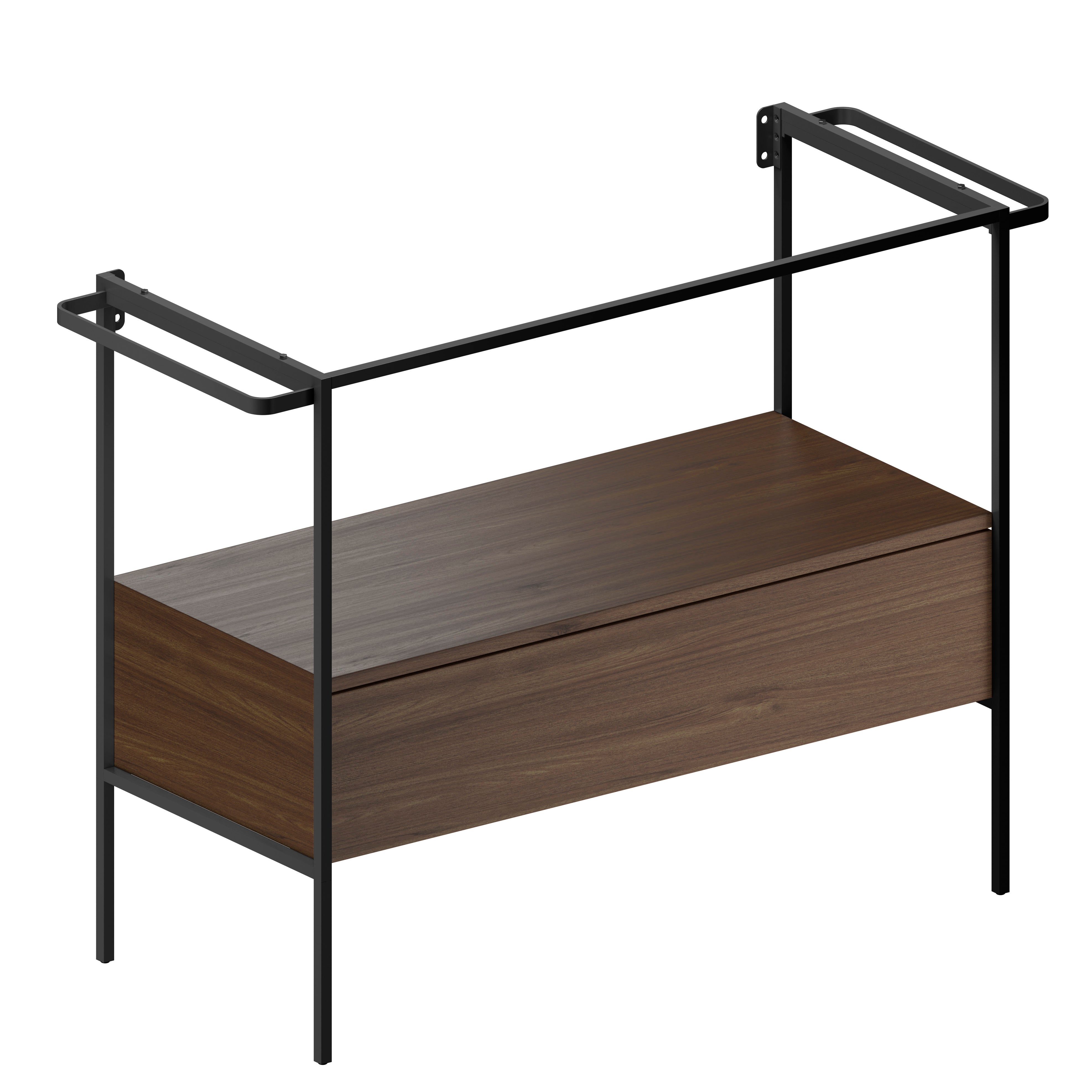 Mobile da bagno con cassetto cm100x44