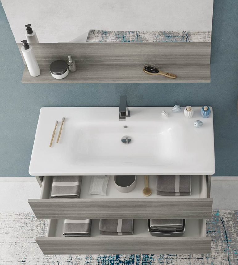 Mobile portalavabo 2 cassetti – cm98x45