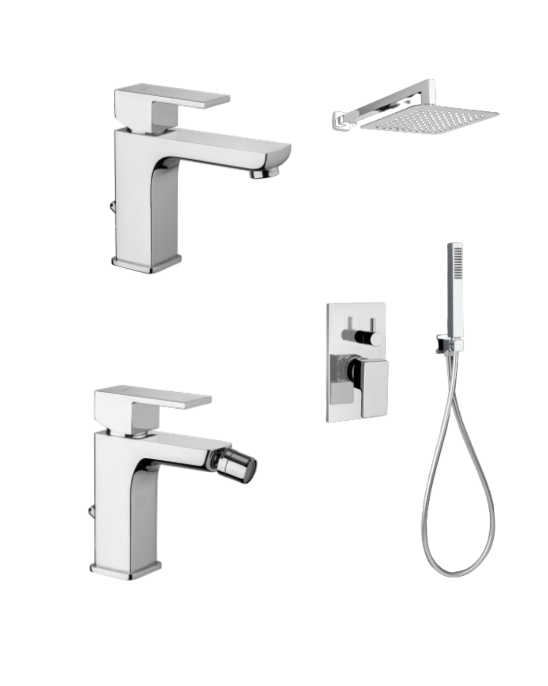 Set Completo Lavabo, Bidet e Kit Doccia - Bloc