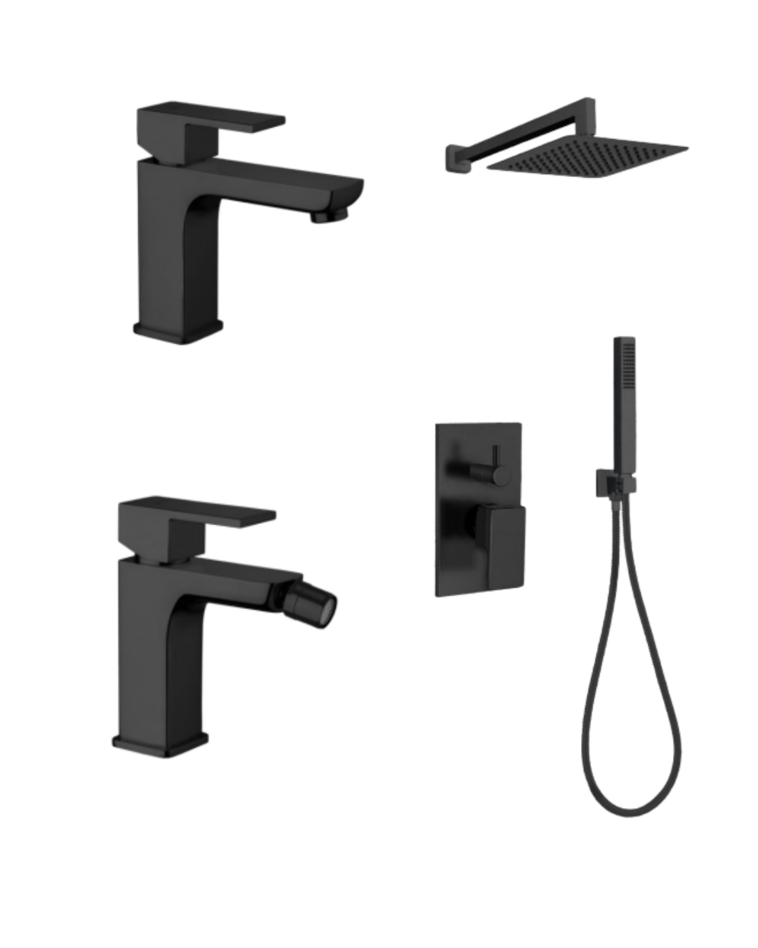 Set Completo Lavabo, Bidet e Kit Doccia - Bloc