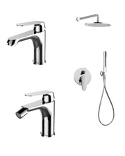Set Completo Lavabo, Bidet e Kit Doccia - Elegance