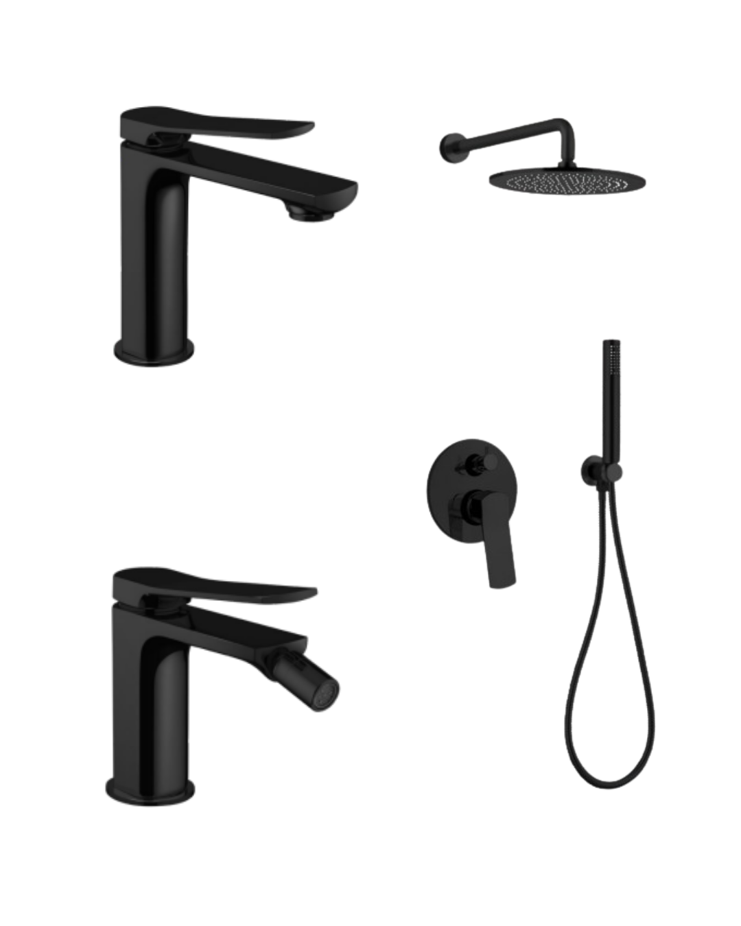 Set Completo Lavabo, Bidet e Kit Doccia - Eclipse