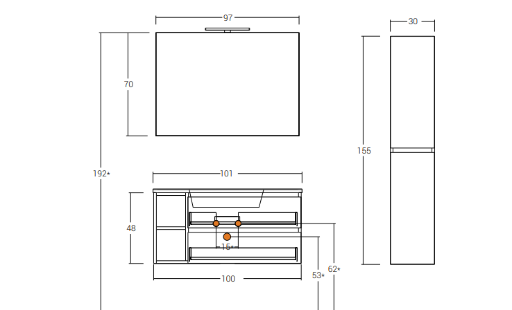 Set Arredo Bagno - CUBAL