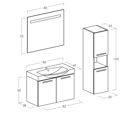 Set Bagno – Dahlia
