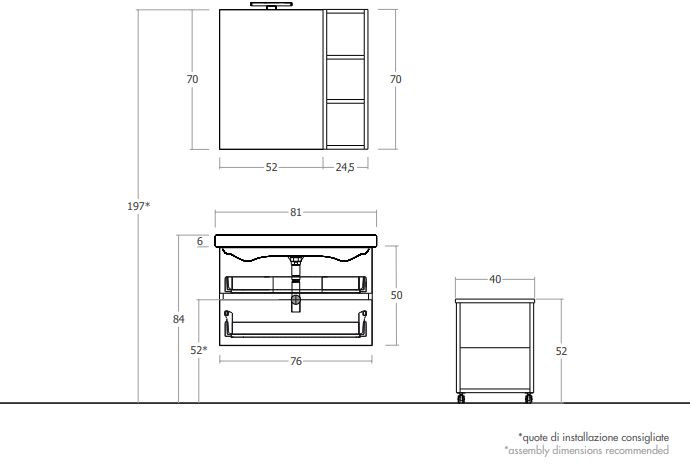Set Bagno –  Ash