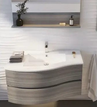 Lavabo in resina cm91x46 – piano sinistro