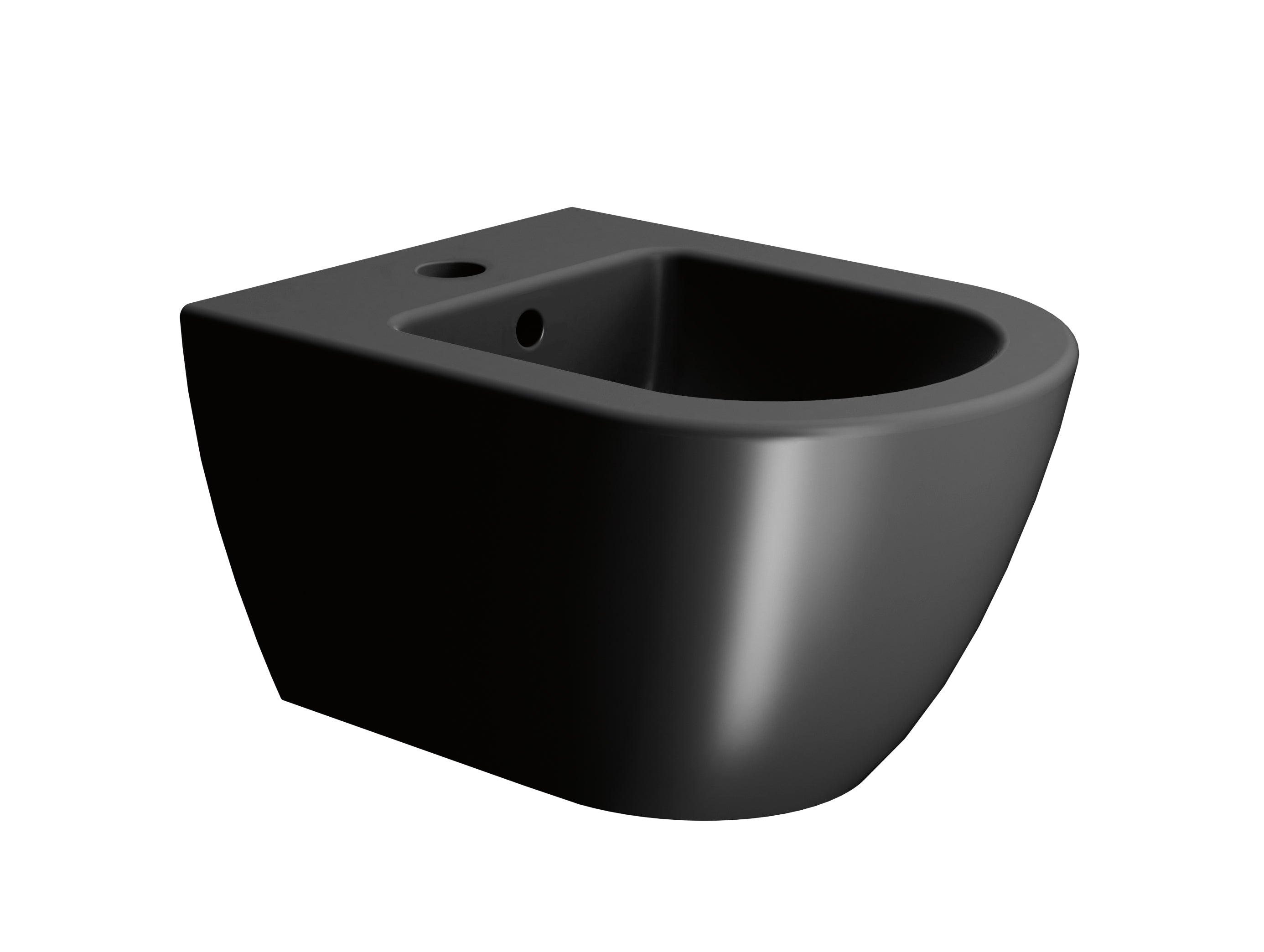 Bidet sospeso monoforo con foro troppopieno – 50×36 cm