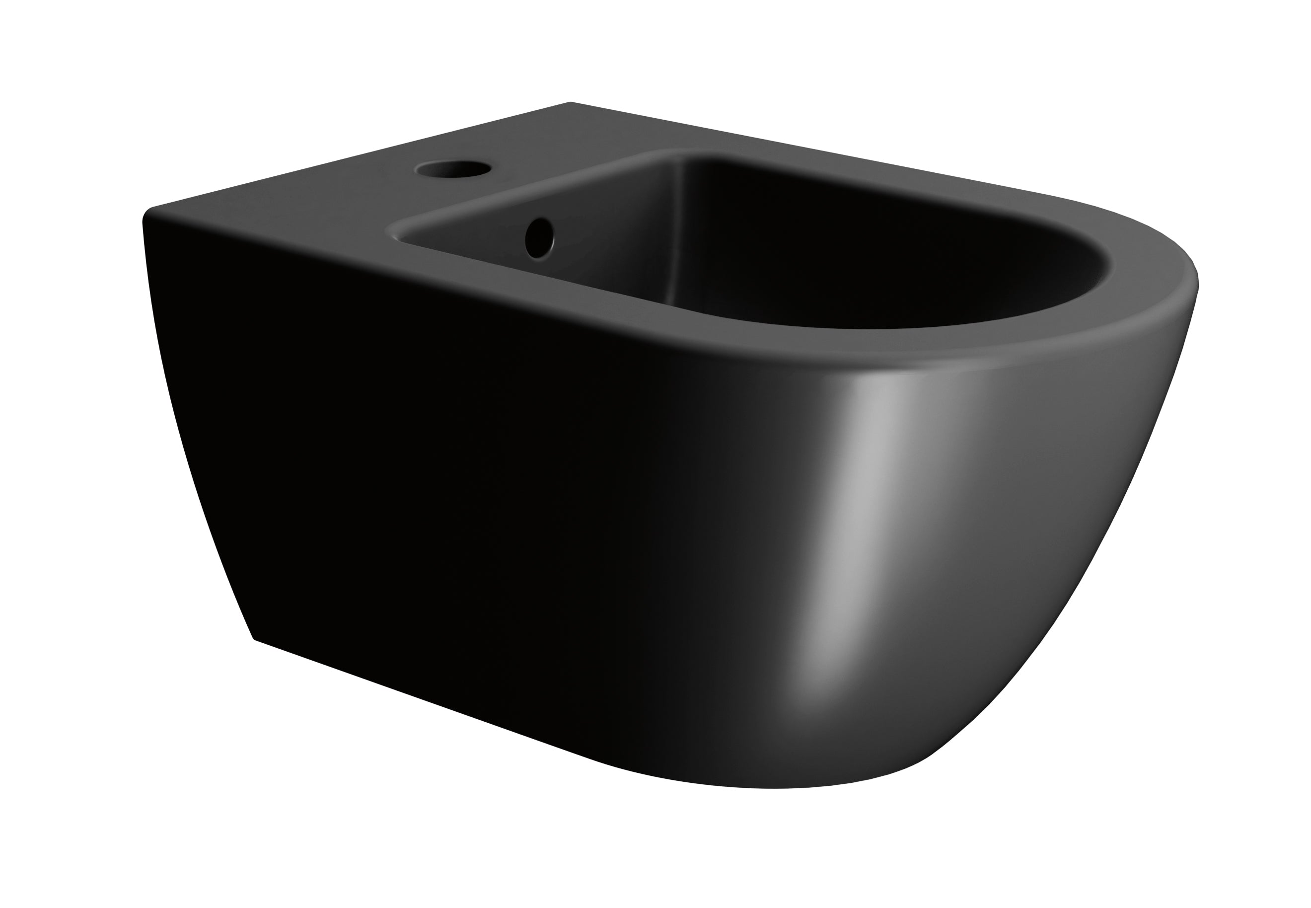 Bidet sospeso monoforo con foro troppopieno CM:55x36