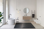 Lavabo con foro troppopieno monoforo CM:120X50
