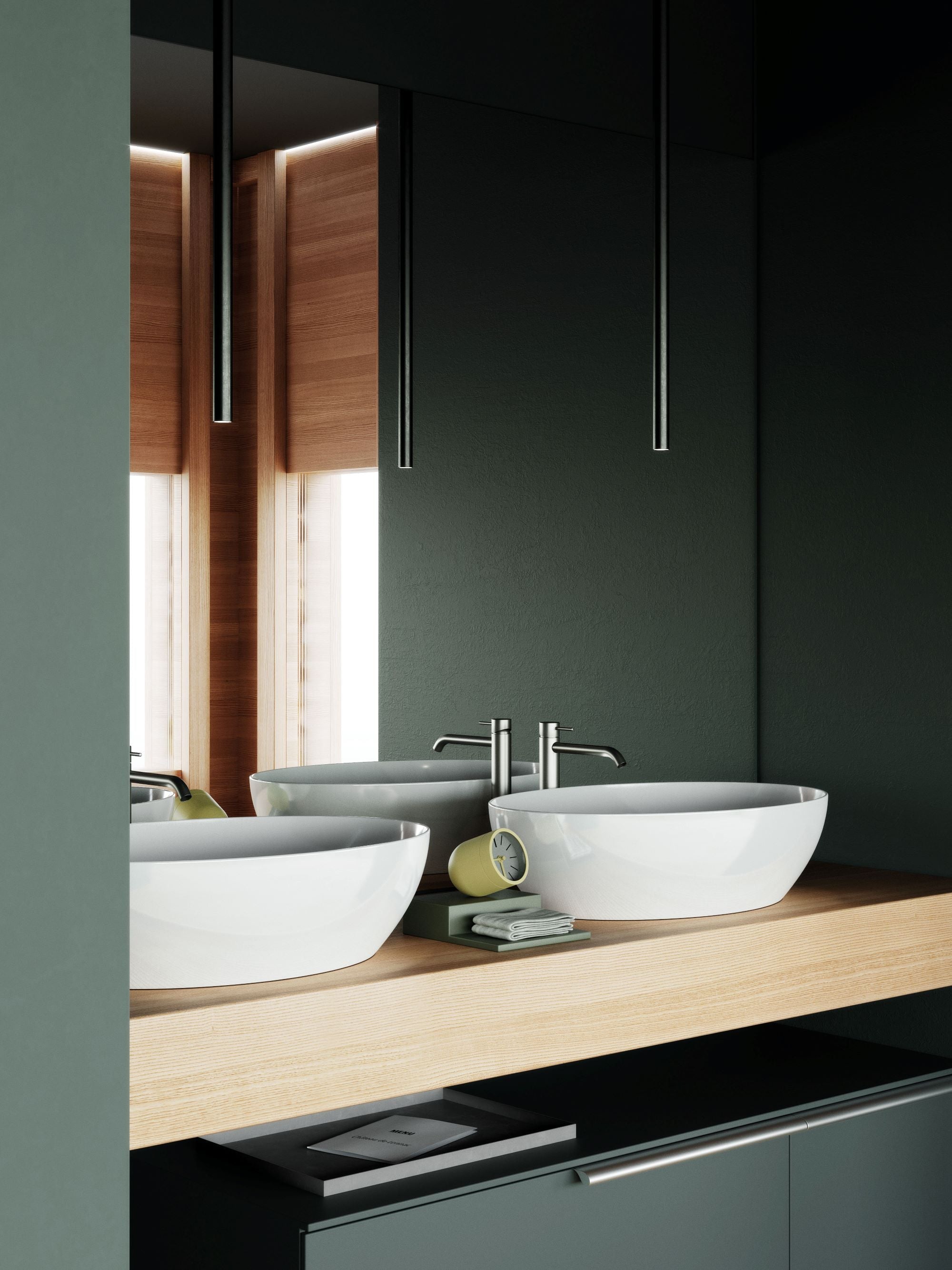 Lavabo senza foro troppopieno – 60×42 cm
